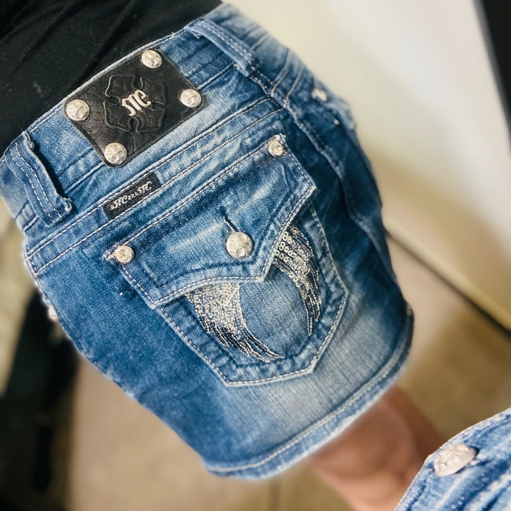 SOLD Miss Me Angel Wing Skirt